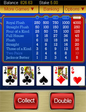 Mobile Video Poker